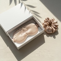 Ensemble cadeau de masques de sommeil brodés personnalisables et évolutifs, masque pour les yeux en satin personnalisé, cadeau d'entreprise pour les grands événements d'entreprise