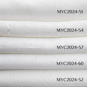 Cortinas Transparentes de Velo Blanco de Poliéster 100% de Alta Calidad Bomar, Transpirables, Hermosas Textiles para el Hogar, Estampado Teñido, Estilo Natural - Product Image 5