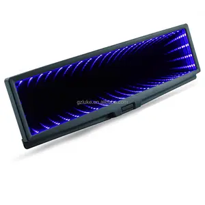 Evrensel araba dikiz aynaları 3D LED klips-ON dikiz aynası ile romantik atmosfer lamba dekorasyon