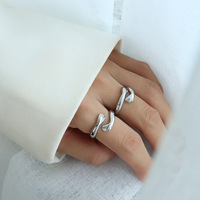 Offre Spéciale nouvelle bague de mode en acier inoxydable plaqué or 18 carats et deux paumes bague en forme de câlin bague de Couple pour la fête de mariage