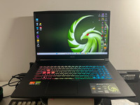 Laptop Gaming 2024 New Intel -Alpha 17 17.3 inci R9-7940HX RTX4060 RAM 16GB SSD 1TB 144Hz RGB Backlit Windows 11