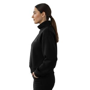 Sweat-shirts à col montant pour femmes, effet usé, prix de gros, meilleurs prix, étiquettes imprimées - Product Image 5