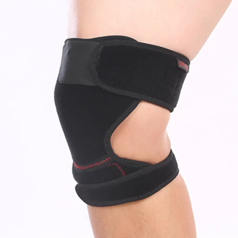 2019ออกแบบใหม่ Dual สายคล้อง Patella เข่ารั้งสำหรับ Osgood Schlatter Chondromalacia Meniscus ฉีกขาดข้ออักเสบ Tendonitis Patellar