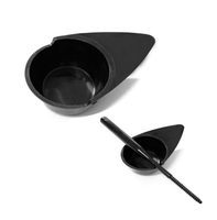 Mini bol en plastique jetable pour teinture des sourcils, coloration des sourcils, coloration des cils, bol de mélange