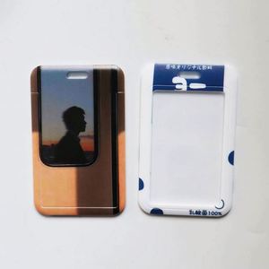 Multiple Styles Solid Color Plastic Badge Cover Staff Name Tag <b>Cards</b> <b>Holders</b> - Product Image 3