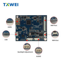Monitor de Pantalla IPS de 8.8 Pulgadas con Cubierta, Módulo LCD TFT de Forma Alargada, Compatible con Windows, Raspberry Pi, Linux y Android OS