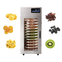 12 Bakken Draaiende Bak Commerciële Mini Voedseldroger Ideaal voor het Drogen van Fruit en Groenten Thuisgebruik Jerky Maker Bananendroger