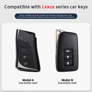 Étui/coque pour clé de voiture, compatible avec la clé Lexus ES200, RX/ES300H, <span class=keywords><strong>RX270</strong></span>, NX200, UX260H, housse de protection pour clé et télécommande - Product Image 3