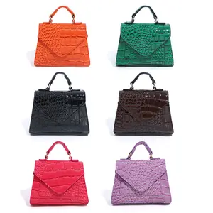 2024 New Factory direct supply of luxury crocodile pattern fashion women's handbag cross-body shoulder bags handbags