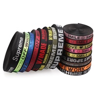 38mm Nylon Sangle DIY Couture Jacquard Sangle pour Sac Accessoires LOVE Lettres Ruban Sac À Dos Sangle Robinet
