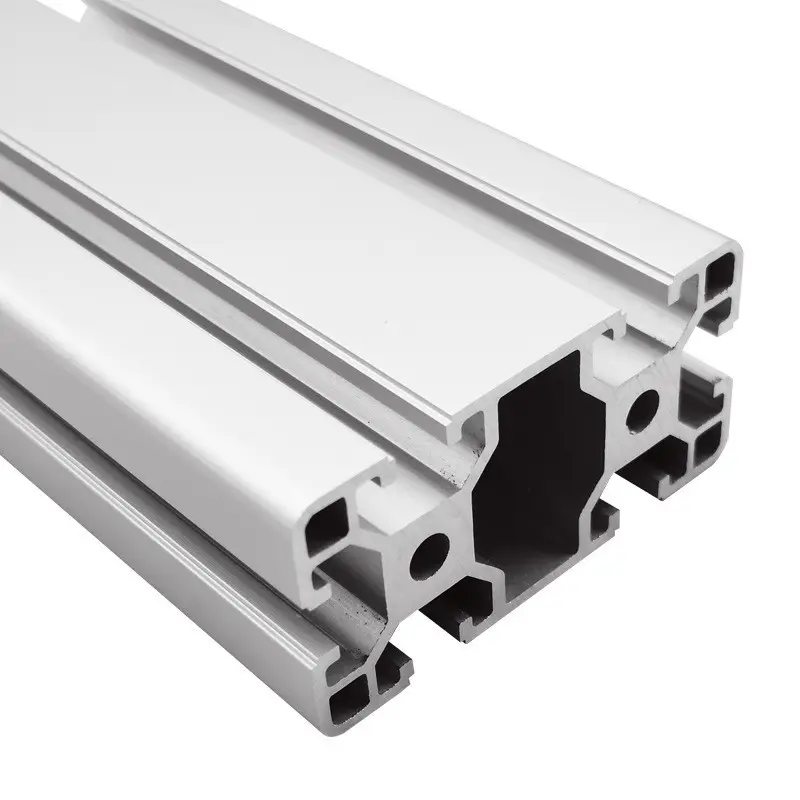 Europäischer Standard individuelles Aluminiumprofil eloxiertes 40 × 80 40 80 C-Balken mit Pulverbeschichtung individualisierte Winkelform