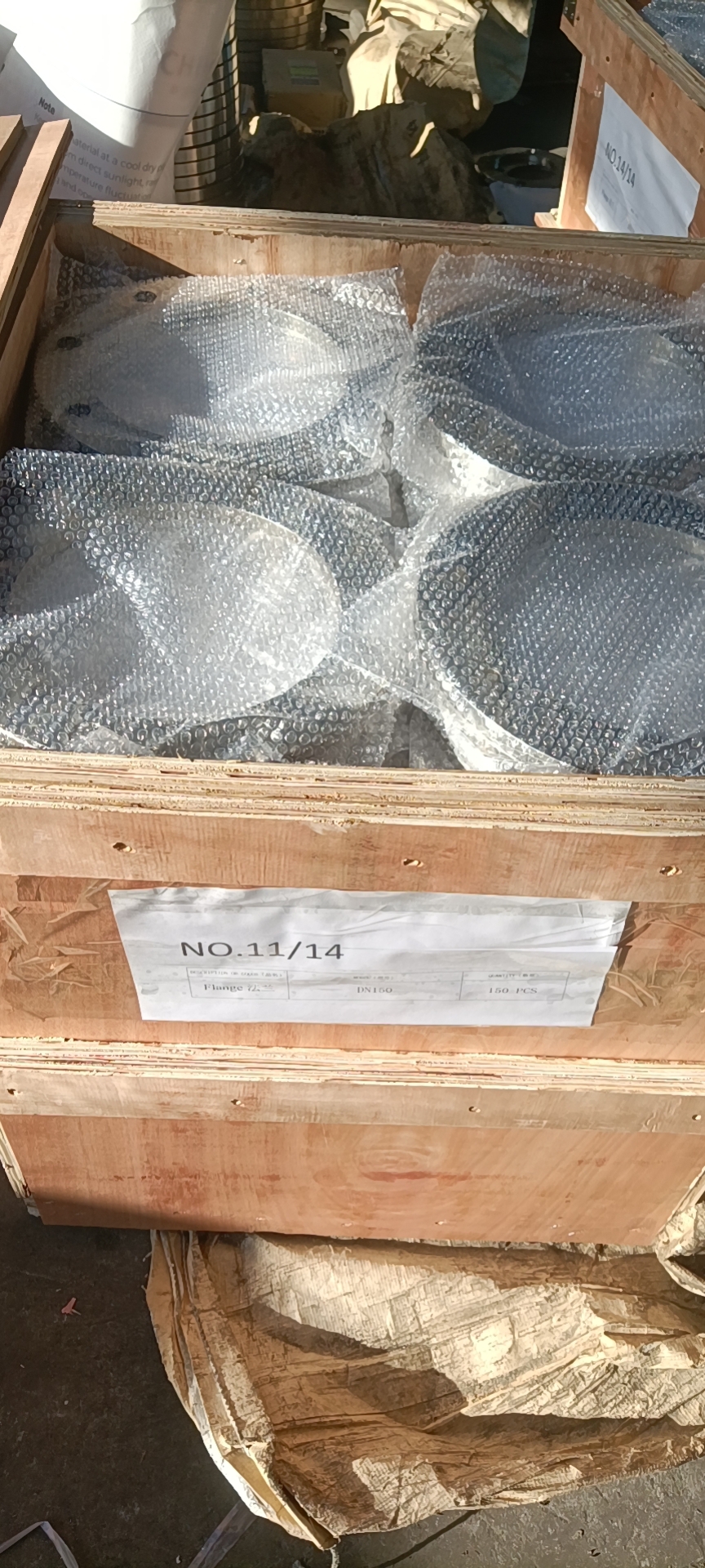 5 inch full size sanitary stainless steel 304 316L ASTM forged threaded drainage pipe fittings flange