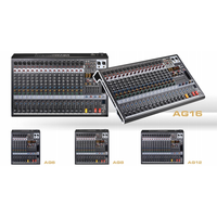 Console de mixage professionnelle 16 canaux avec entrée USB MP3, USB pouvant être connecté à un ordinateur pour l'enregistrement et la lecture de musique