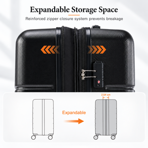 Maleta Rígida Expandible de 20 Pulgadas con Carcasa de ABS, Ruedas Giratorias y Candado TSA, Ligera para Viaje - Product Image 6