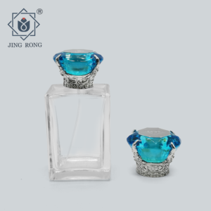 Capot Zamak <span class=keywords><strong>Nina</strong></span> Gems sur fond noir brillant, rectangulaire, <span class=keywords><strong>rose</strong></span>, noir, animal, couronne de luxe, magnétique, métal, unique, personnalisé, capuchon de <span class=keywords><strong>parfum</strong></span> en zamac - Product Image 1