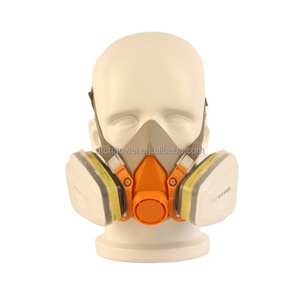 Industrie chimique de la série M101 de vente directe d'usine utilisant un respirateur à masque à gaz demi-visage - Product Image 4