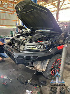 กันชนหน้าเหล็ก4x4กันชนรถสำหรับ Toyota HILUX vigo Revo D-MAX Prado150 LC79 Ranger T8 MAZDA <span class=keywords><strong>BT50</strong></span> NP300 - Product Image 4
