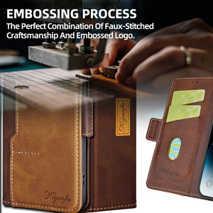 Étui portefeuille antichoc pour Poco F8 F7 Plus Ultra X7 X6 Pro <span class=keywords><strong>M8</strong></span> M7 Pro, étui en cuir personnalisé en gros avec fermeture magnétique - Product Image 4