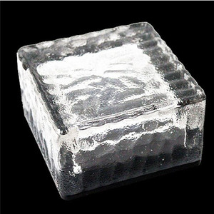 Luz Solar de Jardín para Exteriores, Ladrillo de Hielo de Vidrio, Impermeable, LED Cuadrado, Ladrillo Solar para Suelo, Luz Enterrada, Rocas de Hielo, Luz de Jardín - Product Image 1