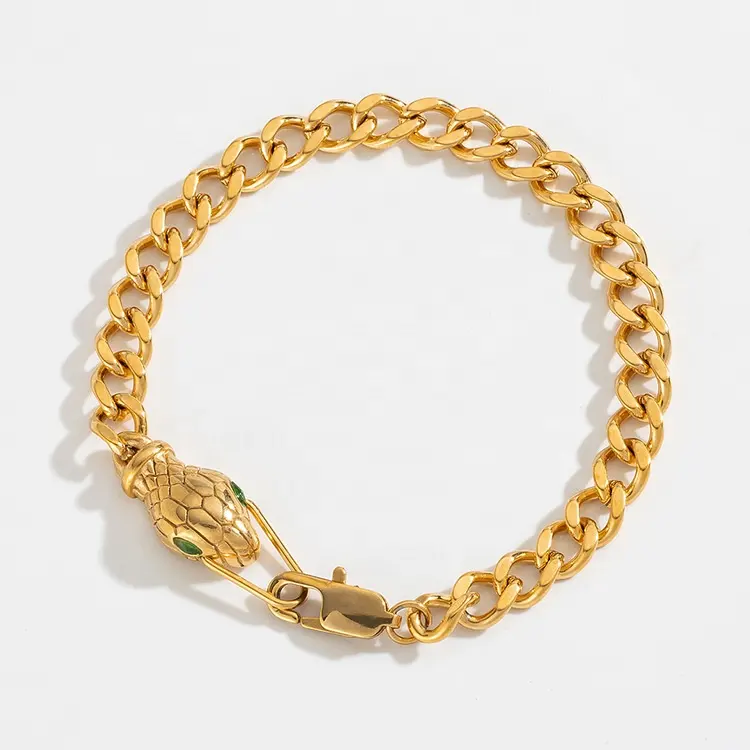 Micci pulseira personalizada de prata, joia para mulheres de aço inoxidável, pvd 18k banhado a ouro bracelete