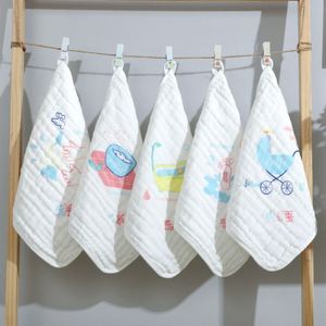 Cotton <b>Muslin</b> Animal Baby Towel Soft Newborn Baby Face Towel 30*30cm Boys Girls Washcloth - Product Image 5