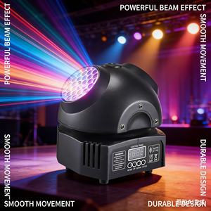Lumière laser rotative en forme de champignon, contrôle DMX512, faisceau ciel étoilé rouge et bleu, indice de protection IP33, lumière du jour 6000K, corps en aluminium pour scène KTV - Product Image 2