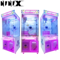 Machine à grue géante à monnayeur pour l'extérieur, distributeur de bonbons et d'ours en peluche