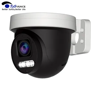 كاميرا IP 8MP 4K PTZ قبة 4x تكبير بصري خارجي بشري AI تتبع تلقائي POE 5MP CCTV مراقبة صوتية ثنائية الاتجاه TF/SD Videolink