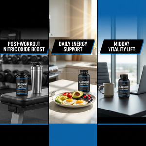 OEM Booster <span class=keywords><strong>Capsule</strong></span> L Arginine <span class=keywords><strong>Citrulline</strong></span> Pre Workout otot membangun pertumbuhan suplemen nitrit oksida kapsul untuk dewasa - Product Image 4