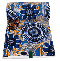 Tissu en gros de haute qualité100 % polyester tissu batik double face 100gsm115cmRobe, sac à main, pagne, bandana