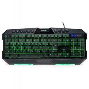 Teclado para Juegos Crown Gaming de 10 Teclas Multimedia con 7 Retroiluminaciones LED - Product Image 3