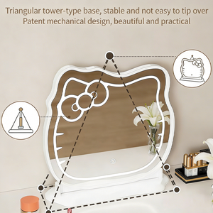 <span class=keywords><strong>Espejo</strong></span> <span class=keywords><strong>de</strong></span> Maquillaje <span class=keywords><strong>LED</strong></span> <span class=keywords><strong>con</strong></span> Diseño <span class=keywords><strong>de</strong></span> <span class=keywords><strong>Hello</strong></span> <span class=keywords><strong>Kitty</strong></span>, <span class=keywords><strong>Espejo</strong></span> <span class=keywords><strong>LED</strong></span> <span class=keywords><strong>con</strong></span> Luces para Dormitorio y Baño, Brillo Personalizable - Product Image 6