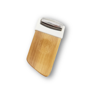 Rodillo de Masaje Facial de Acero Inoxidable y Bambú, Herramienta de Masaje, Gran Venta - Product Image 1