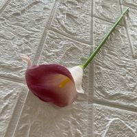 Einzelne Mini PU Hufeisen künstliche Calla Lily Soft Feel Kunststoff Home Dekoration und Fotografie Requisiten künstlerisch gestaltet