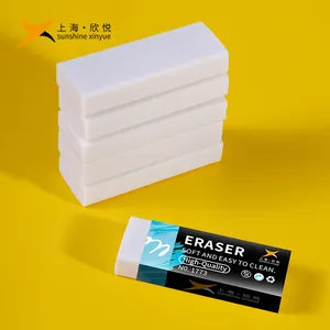 Factory Wholesale Office Eraser White Soft Rubber Pencil Eraser For Office And School Stationery