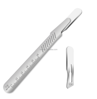Scalpel de dermaplaning # Outil de beauté facial stérile 10R certifié CE en acier inoxydable pour l'esthétique en salon