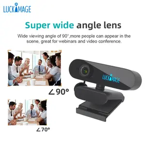 Luckimagem oem preço barato hd 1080p pc câmera webcam <span class=keywords><strong>usb</strong></span> mini câmera para laptops desktops - Product Image 2