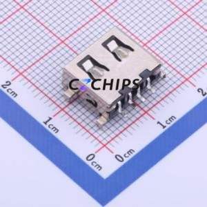 905-761A2022S10206 USB Connector SMD Connector ( Connector Type: Type-A )( Protocol Standard: USB 2.0 )( Gender: Female ) - Product Image 2