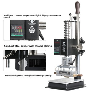 Machine de marquage <span class=keywords><strong>à</strong></span> <span class=keywords><strong>chaud</strong></span> et d'embossage <span class=keywords><strong>à</strong></span> tête basculante série WT-90PS avec <span class=keywords><strong>dorure</strong></span> pour marques de commerce <span class=keywords><strong>DIY</strong></span> - Product Image 3