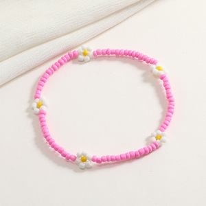 Bracelet bohème perlé coloré fleur marguerite bracelet d'amitié créative pour femmes filles - Product Image 3