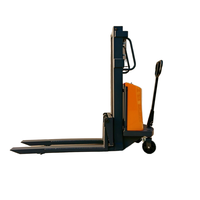 Offre Spéciale 1000kg 1.5t 2ton 3m palette Portable chariot élévateur manuel auto-chargé gerbeur manuel semi-électrique