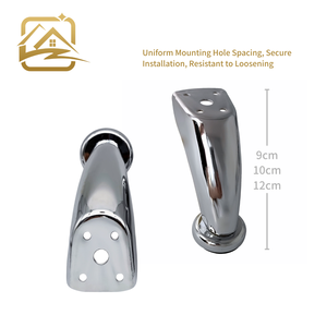 Modern Stainless Steel Furniture Leg Chair Base Round Heavy Duty Home Office Design Chrome Finish - Product Image 3