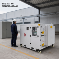 Banc de charge résistif de qualité supérieure 500 kW, bancs de charge triphasés 500 kW pour le test de générateurs avec contrôle par PC