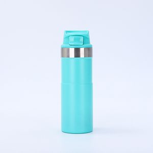 <span class=keywords><strong>Bouteille</strong></span> d'eau portable en acier inoxydable à double paroi avec <span class=keywords><strong>action</strong></span> de déclenchement, design classique, <span class=keywords><strong>thermos</strong></span> de voyage sous vide - Product Image 5