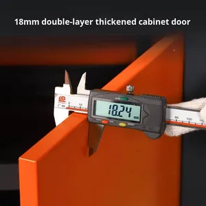 Armoire à outils robuste avec une pochette de rangement suspendue, sans installation requise, pour centre d'usinage, atelier de mécanicien, armoire à outils - Product Image 5