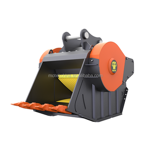 Matériel de construction <span class=keywords><strong>Motek</strong></span> : Broyeur, déchiqueteur et godet de criblage robustes pour excavatrices - Product Image 3