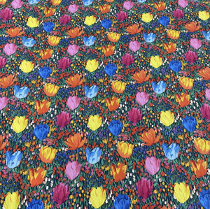 قماش قطني من البوبلين (أنماط متعددة) قماش قطني منسوج من القطن تانا الفاخر قماش حريري مطبوع عليه زهور لفساتين - Product Image 3