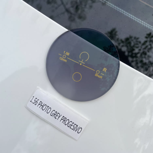 CR 39 1.56 Lentilles progressives <span class=keywords><strong>photochromiques</strong></span> brun gris avec résine de protection UV400 bleue Revêtement HMC <span class=keywords><strong>Prix</strong></span> d'usine en Chine - Product Image 2