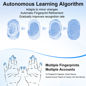 Lecteur d'empreintes digitales biométrique USB en gros pour ordinateur de bureau et portable, <span class=keywords><strong>connexion</strong></span> sans mot de passe, compatible avec Windows 10/11 - Product Image 6