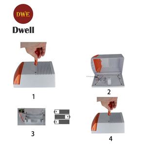 Buiten Waterdicht Alarm Sirene Draadloze Batterij Aangedreven Alarm Dummy Sirene Dual Way Zaklamp Strobe Sirene - Product Image 6